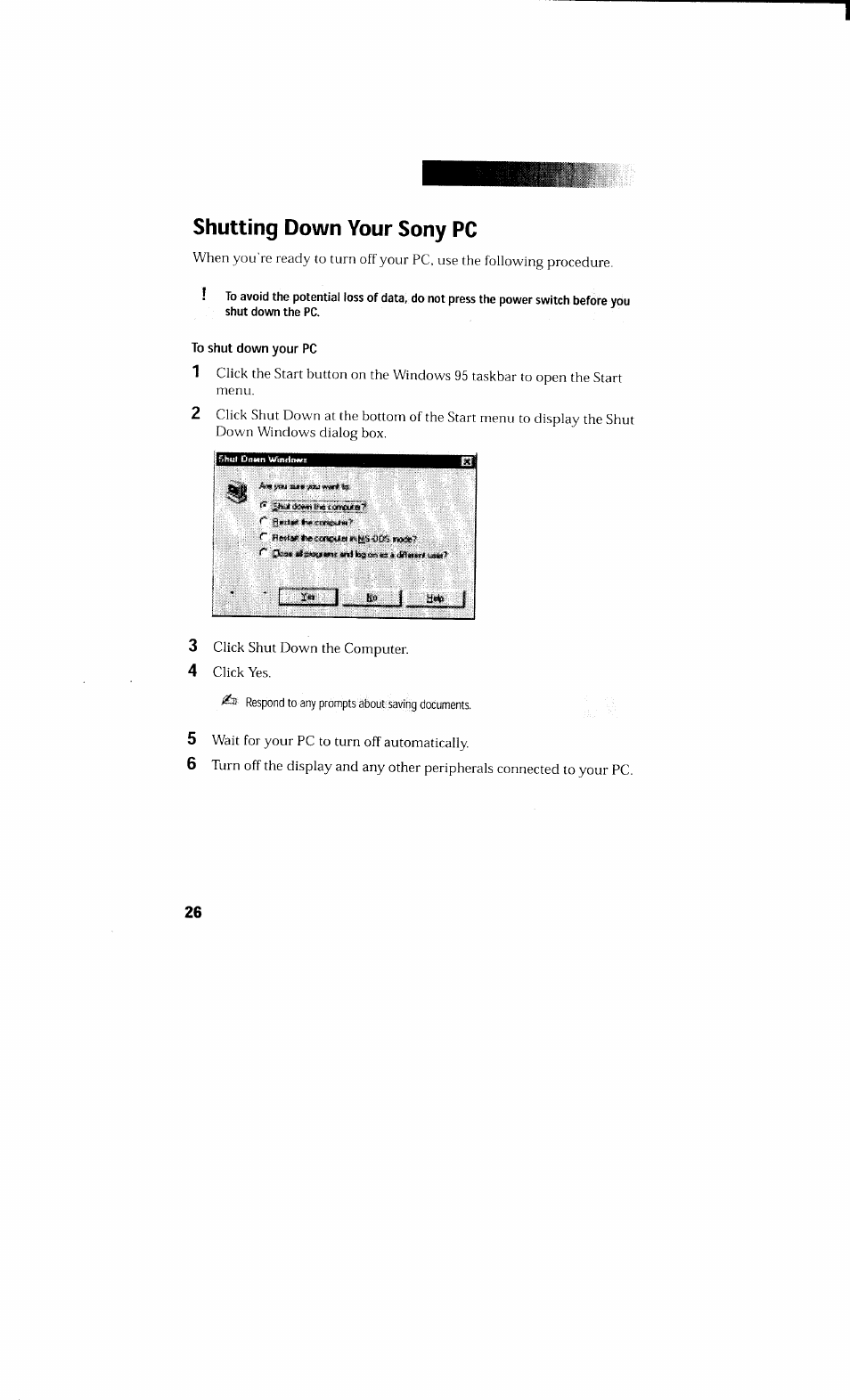 Shutting down your sony pc, Iez1 | Sony PCV-230 User Manual | Page 34 / 164