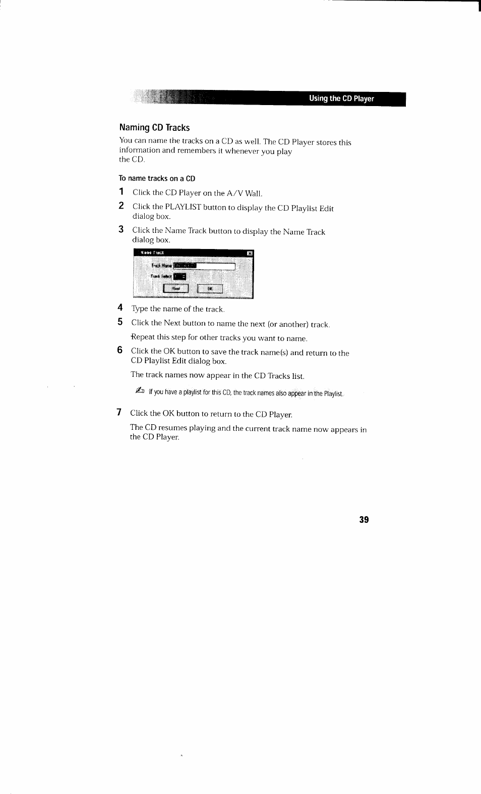 Naming cd tracks | Sony PCV-230 User Manual | Page 47 / 164
