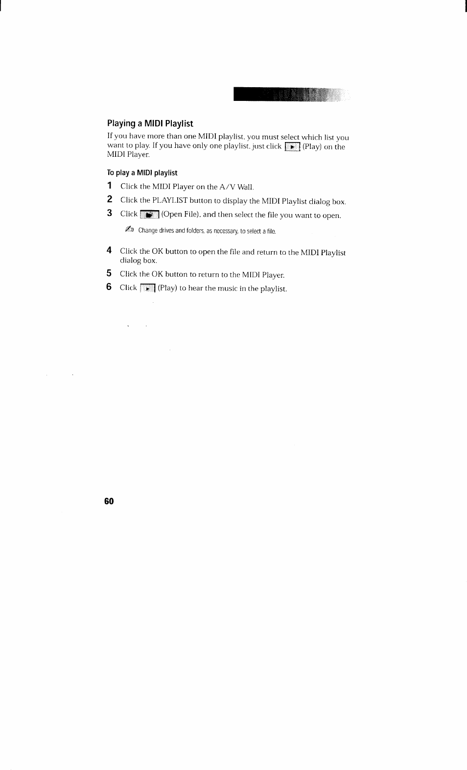 Playing a midi playlist, N5~l | Sony PCV-230 User Manual | Page 68 / 164