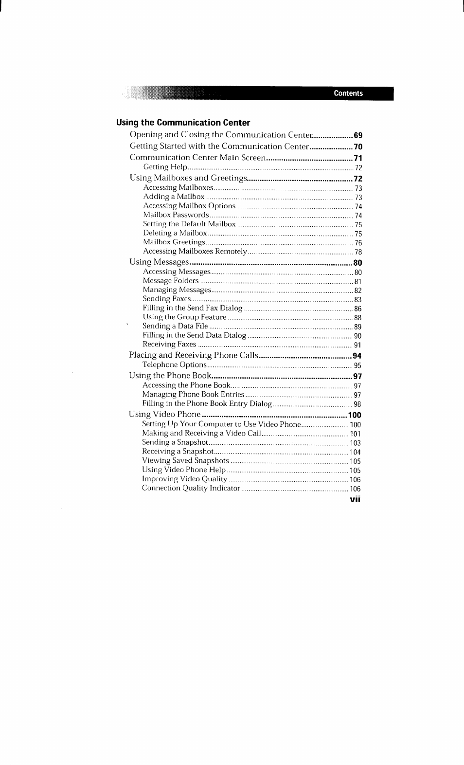 Sony PCV-230 User Manual | Page 7 / 164