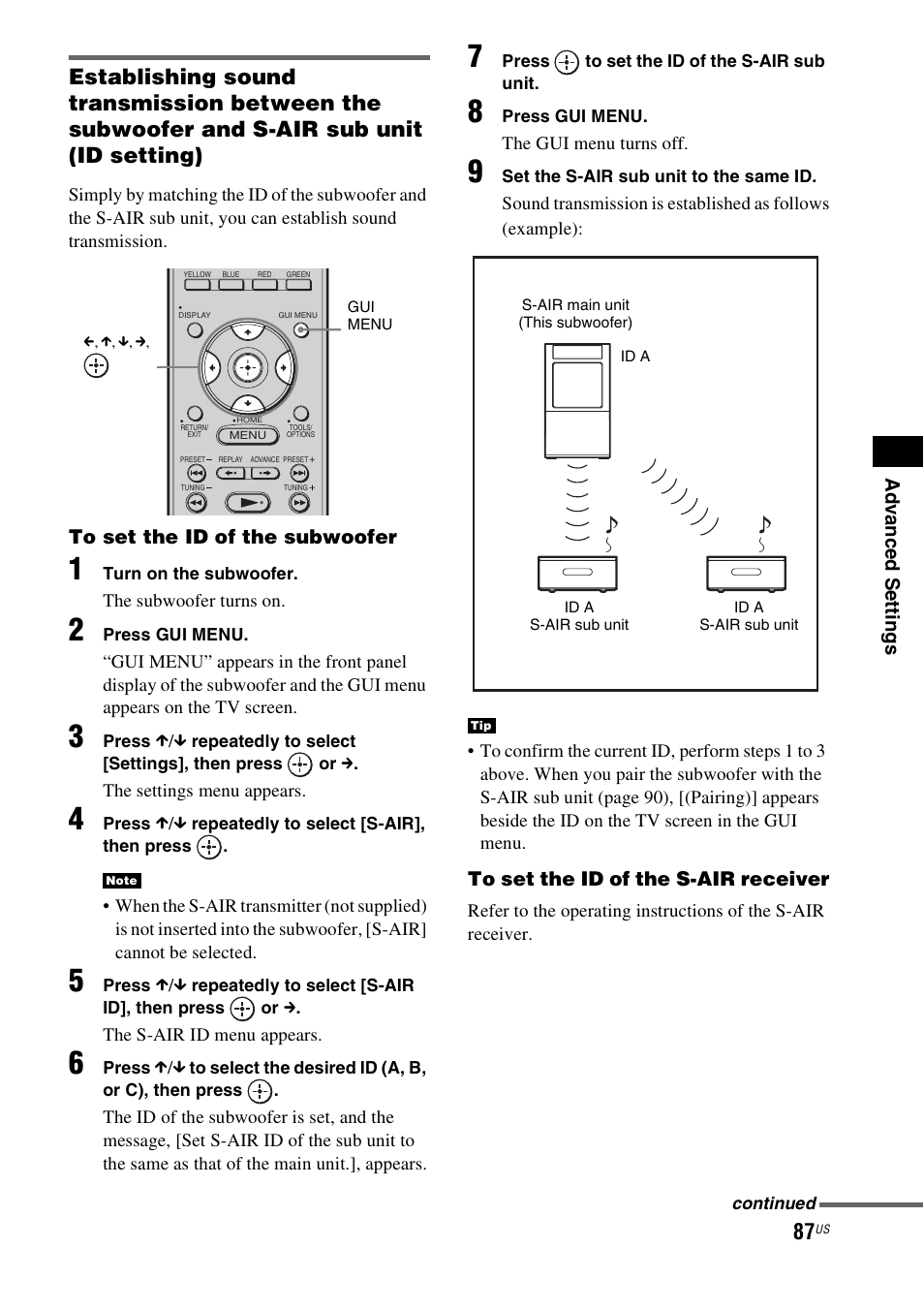 Sony HT-CT500 User Manual | Page 87 / 340