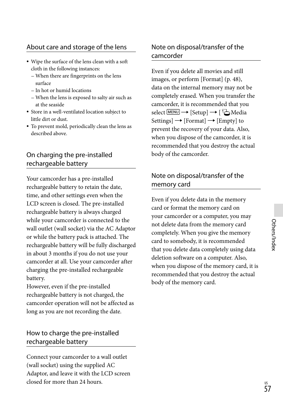 Sony HDR-GW77V User Manual | Page 57 / 199