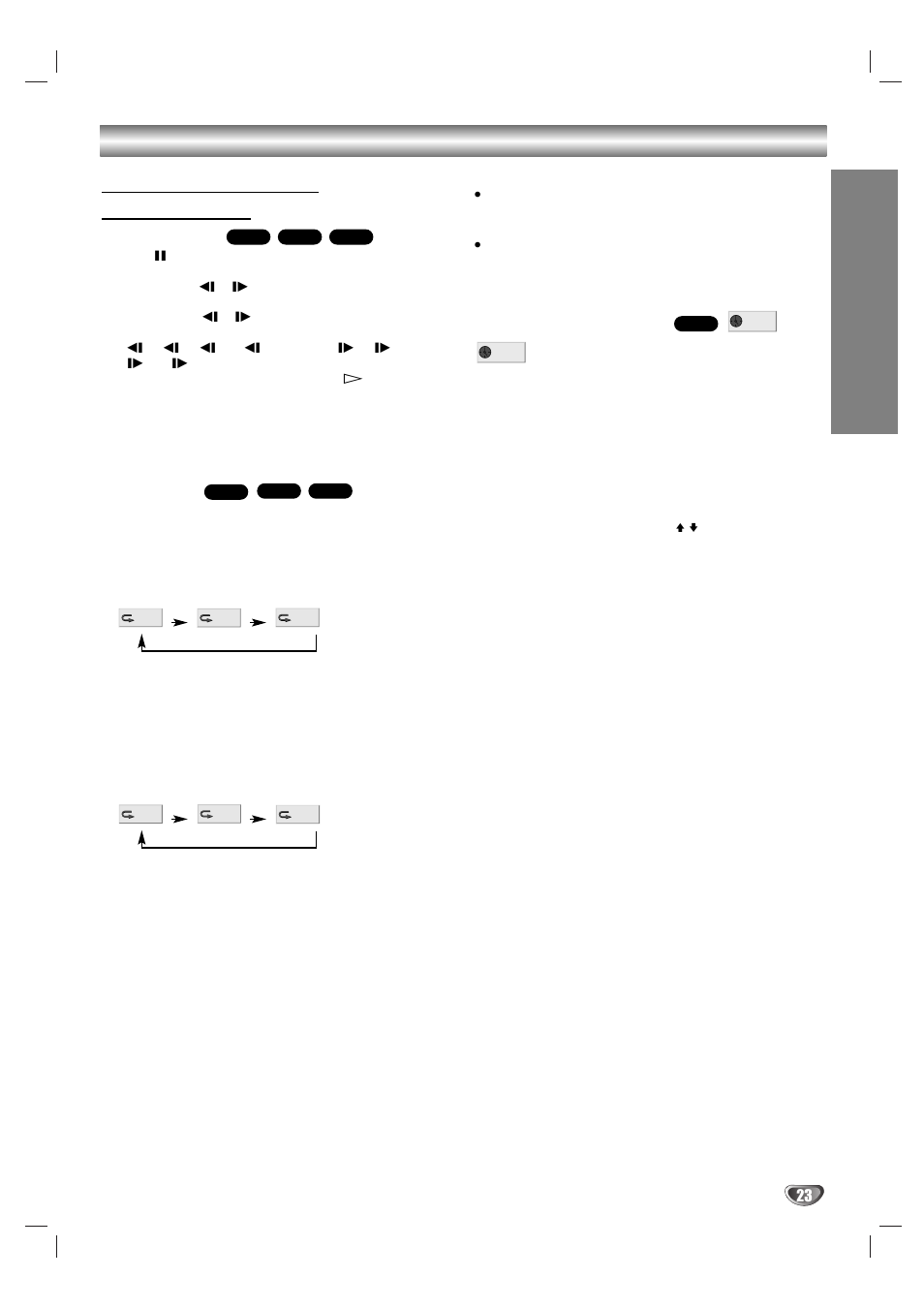 Funcionamient o, Cámara lenta, Repetición | Búsqueda por tiempo | Sony DAV-SB100 User Manual | Page 101 / 157