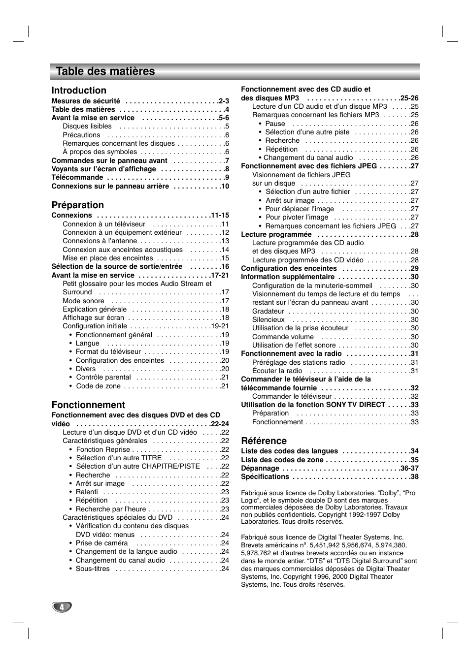 Sony DAV-SB100 User Manual | Page 43 / 157