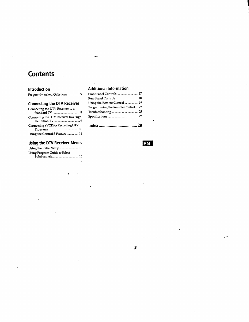 Sony DTR-HD1 User Manual | Page 3 / 54
