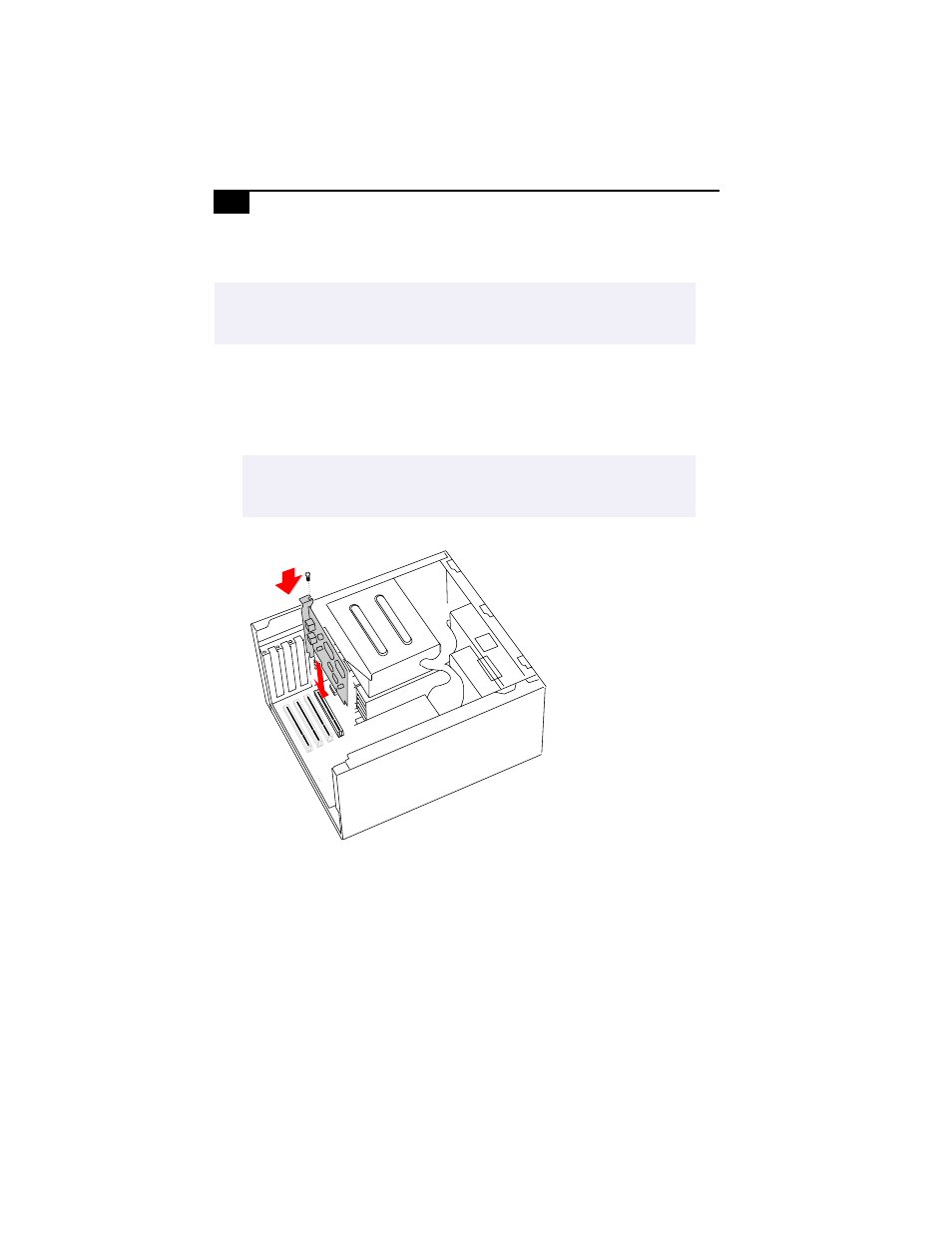 Installing an add-in card | Sony PCV-E518DS User Manual | Page 38 / 114