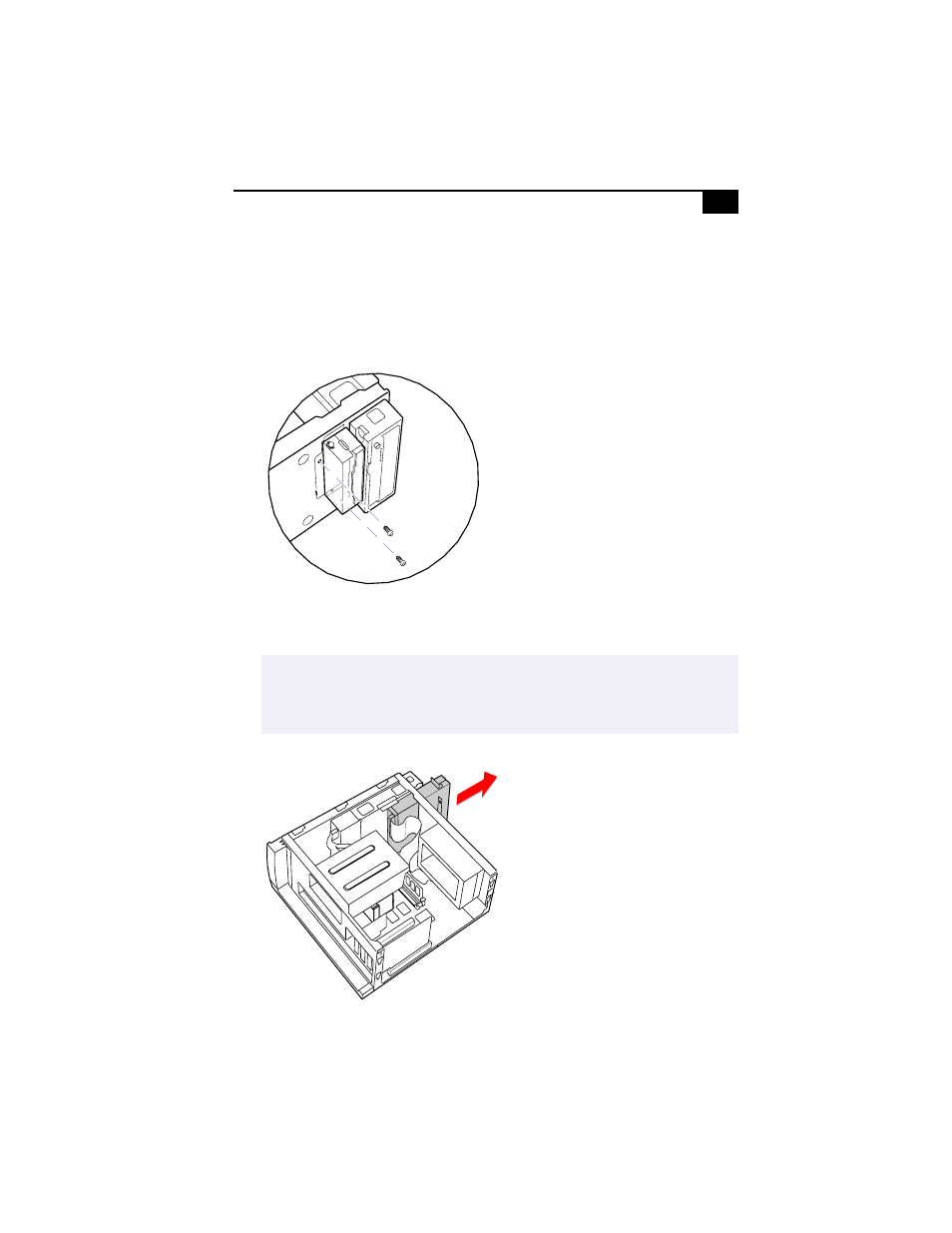 Detaching the diskette drive | Sony PCV-E518DS User Manual | Page 49 / 114
