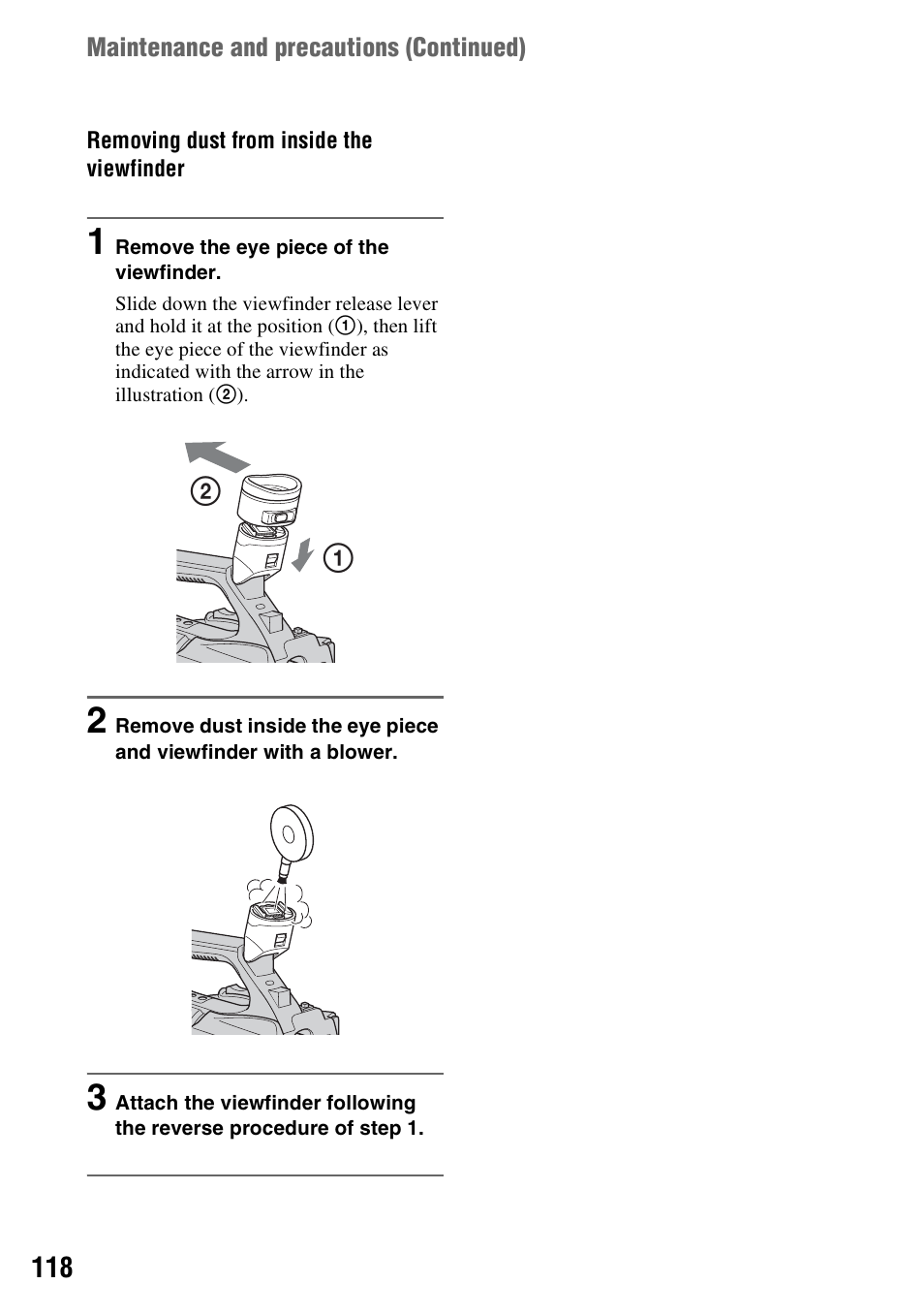 Sony HDR-FX1000 User Manual | Page 118 / 151
