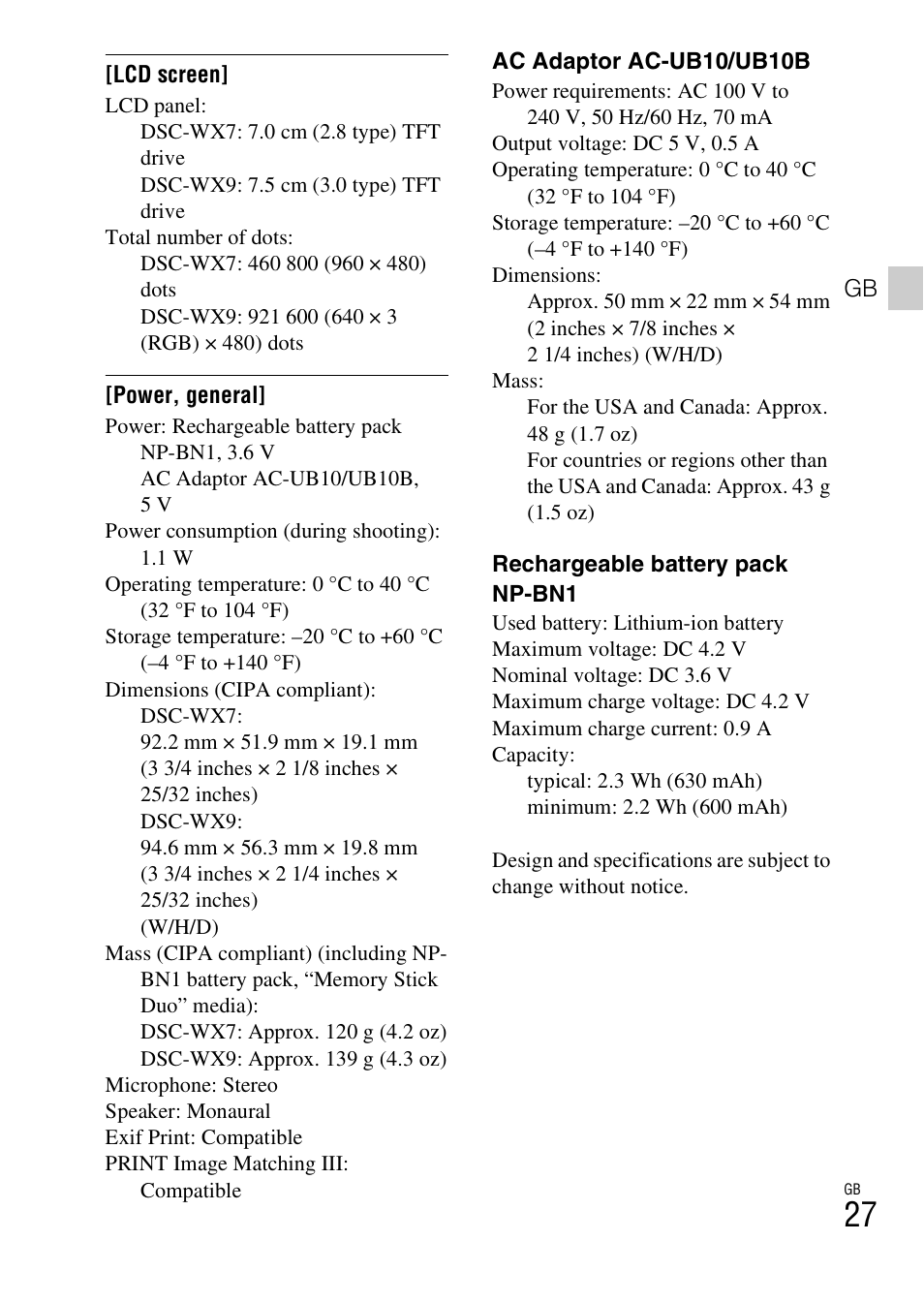 Sony DSC-WX9 User Manual | Page 27 / 56