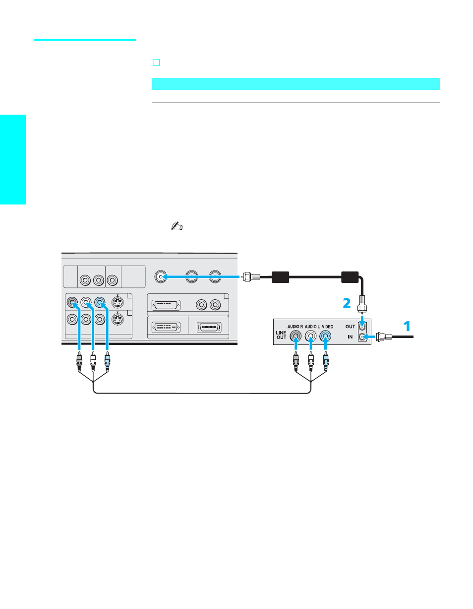 Vcr and cable, Setup, For best results, use this connection if | Using s video jacks? see page 29 | Sony KE-42XBR900 User Manual | Page 32 / 112
