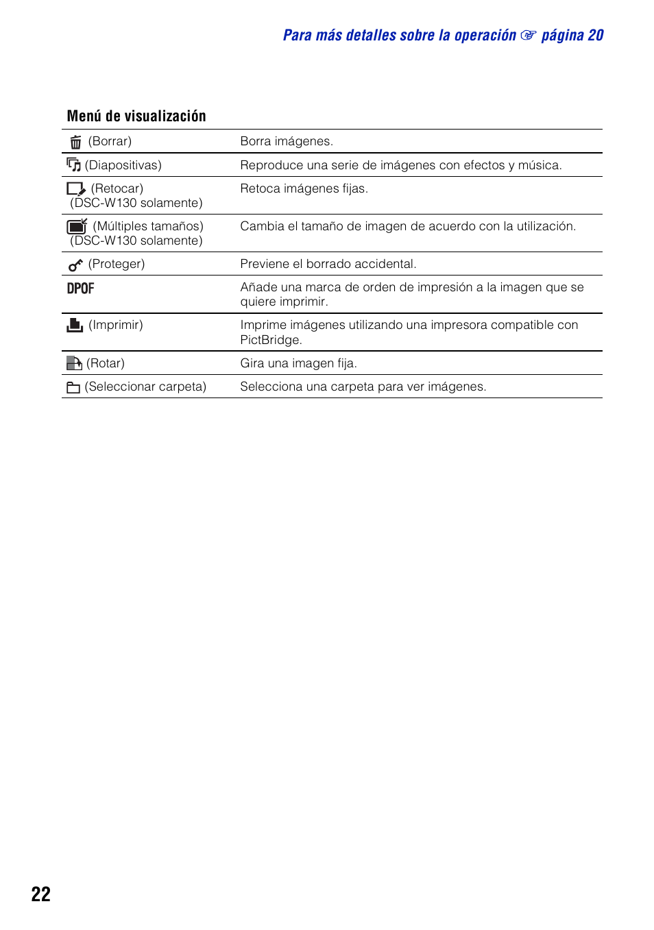 Sony DSC-W130 User Manual | Page 58 / 72