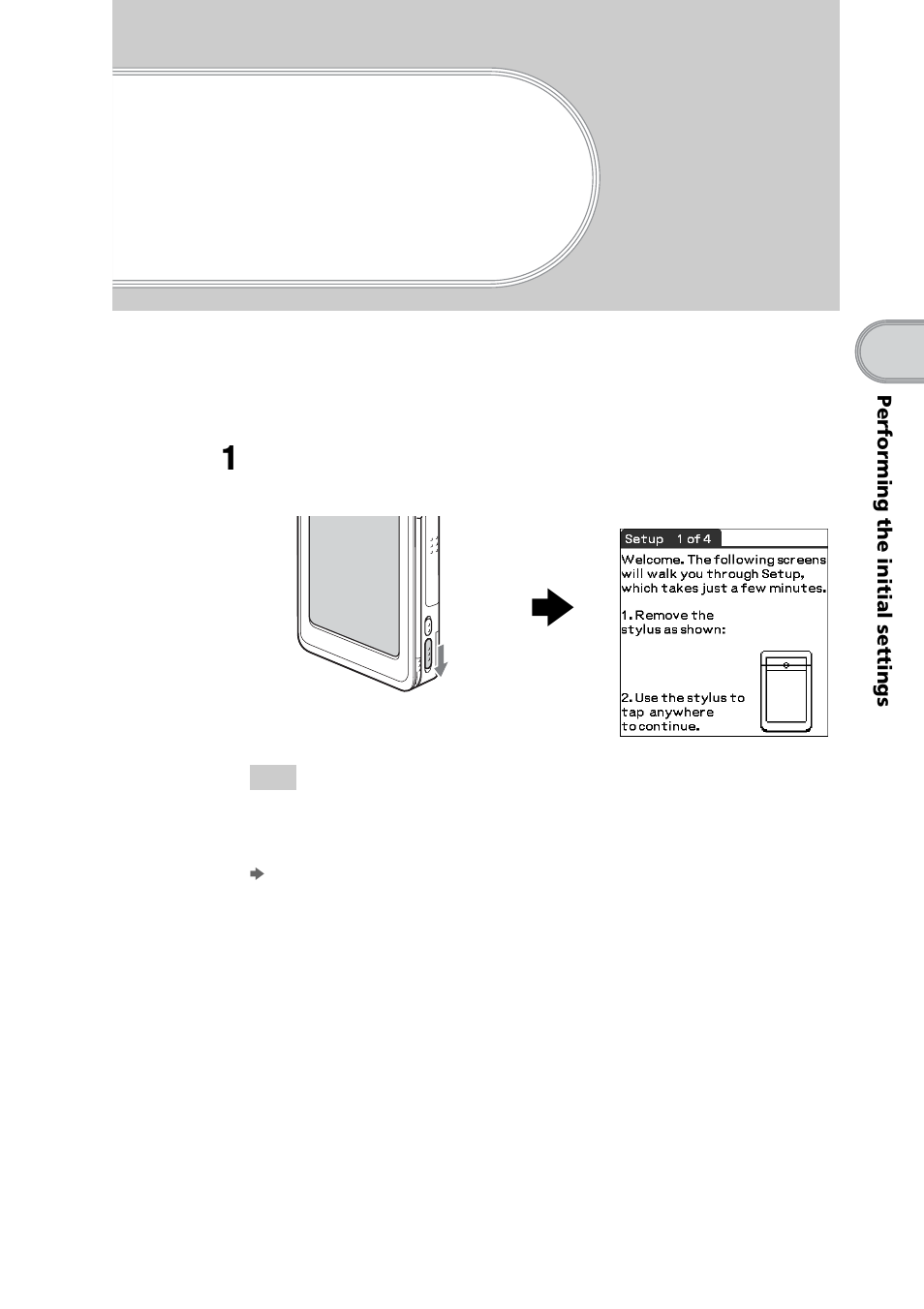 Performing the initial settings | Sony PEG-NZ90 User Manual | Page 23 / 116
