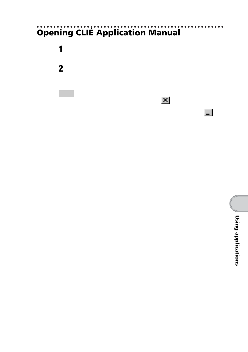 Opening clié application manual | Sony PEG-NZ90 User Manual | Page 87 / 116