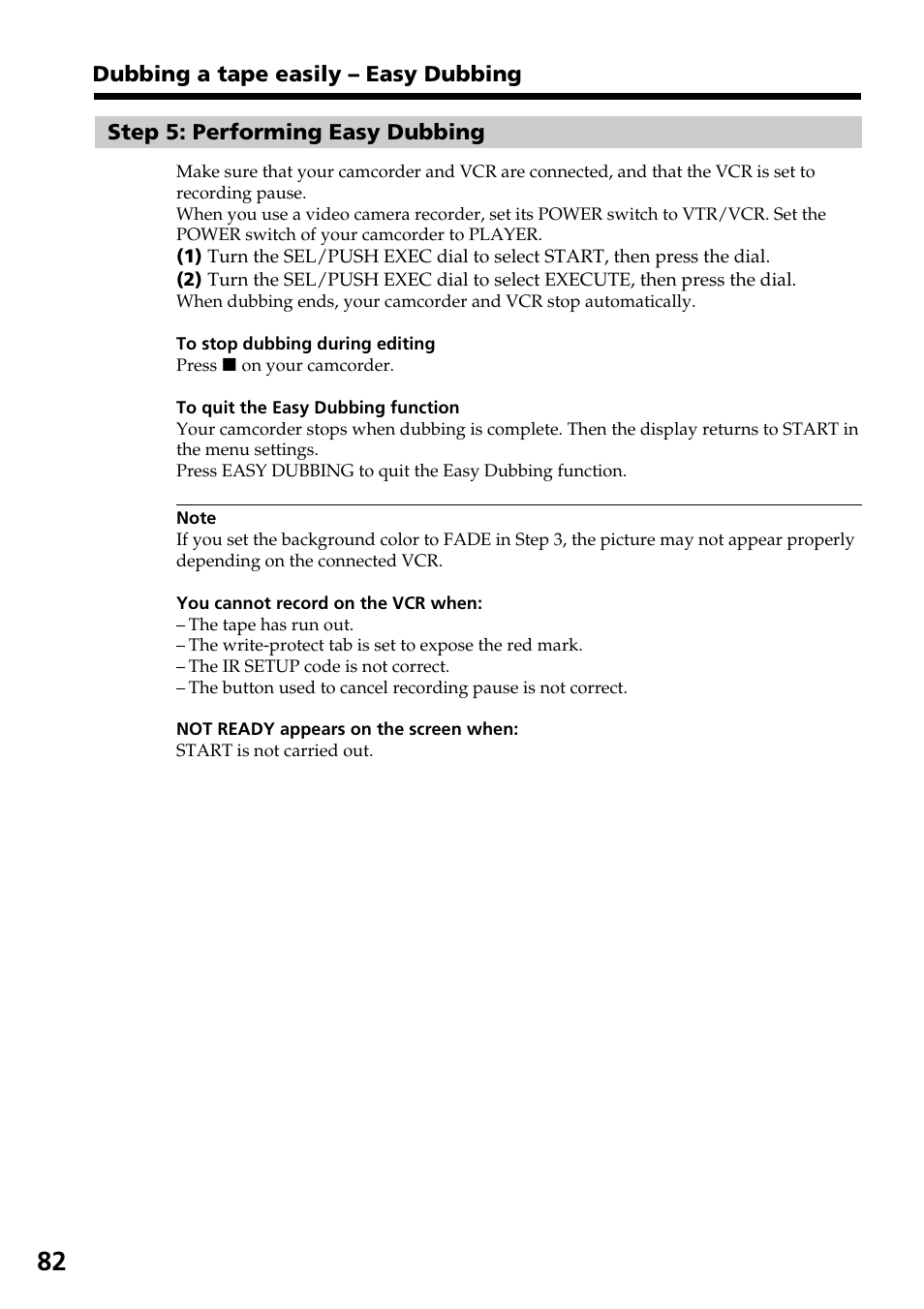 Sony DCR-TRV140 User Manual | Page 82 / 148