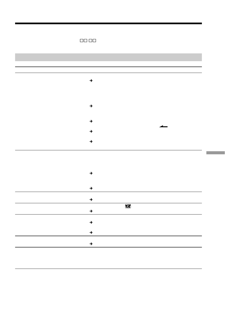 Troubleshooting, Types of trouble and how to correct trouble, During recording | Sony DCR-TRV70 User Manual | Page 183 / 220
