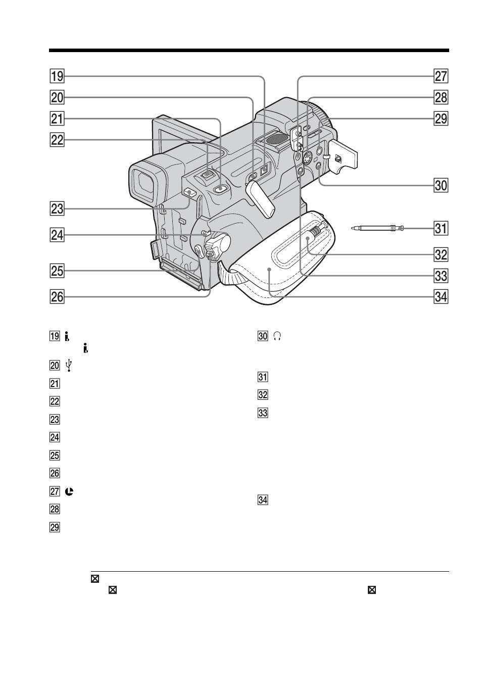 Ql w; wa ws wd wf wg wh ef ed es ea e; wl wk wj | Sony DCR-TRV70 User Manual | Page 212 / 220