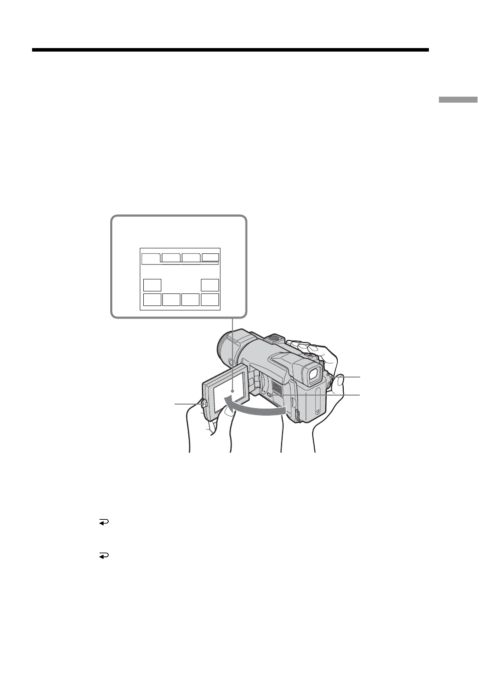 Step 3 using the touch panel | Sony DCR-TRV70 User Manual | Page 23 / 220