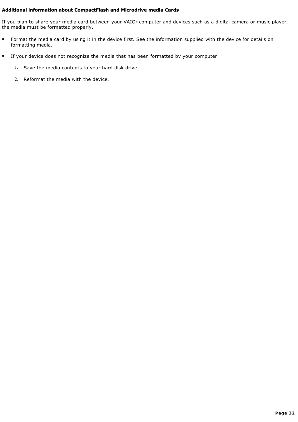 Sony PCV-RZ40C User Manual | Page 32 / 91