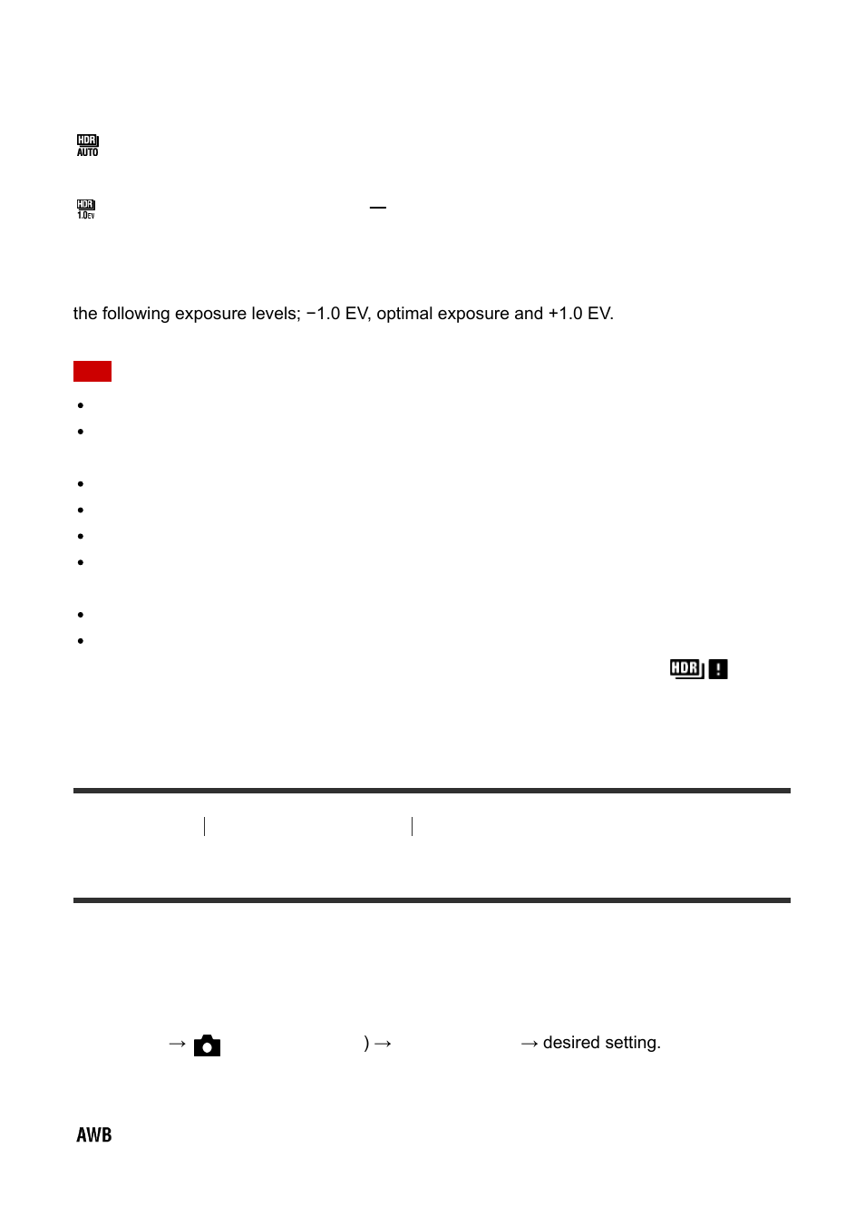 White balance [91, White balance | Sony DSC-RX100M3 User Manual | Page 95 / 214