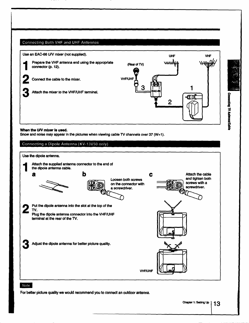 Sony KV-27V55 User Manual | Page 13 / 60