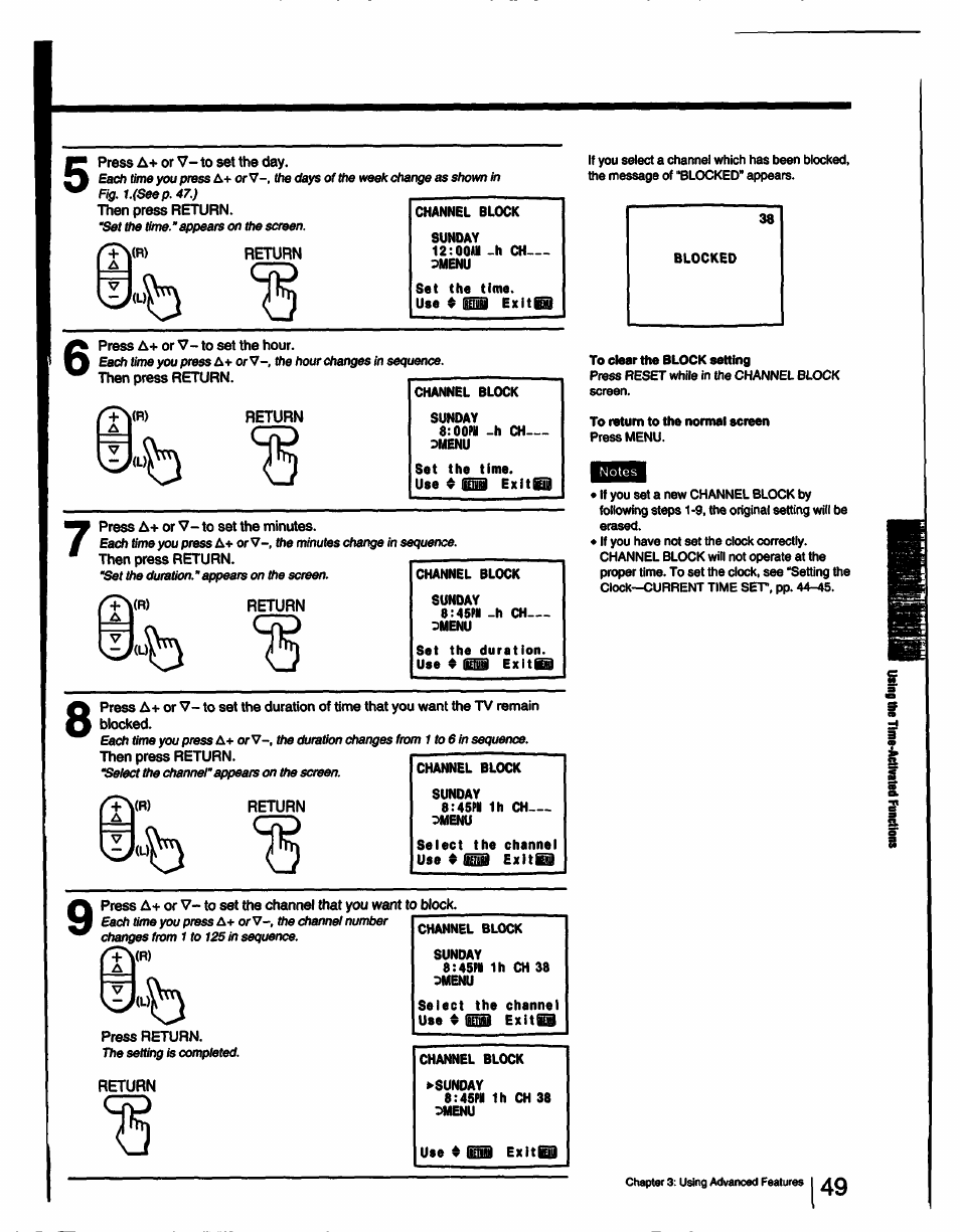 Sony KV-27V55 User Manual | Page 49 / 60