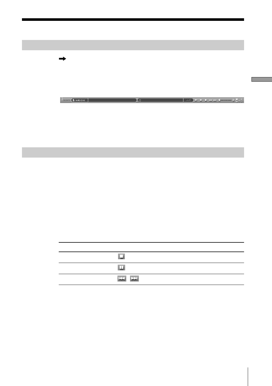 Basic operations, Starting up the software, Listening to a cd | Sony HAR-D1000 User Manual | Page 13 / 20