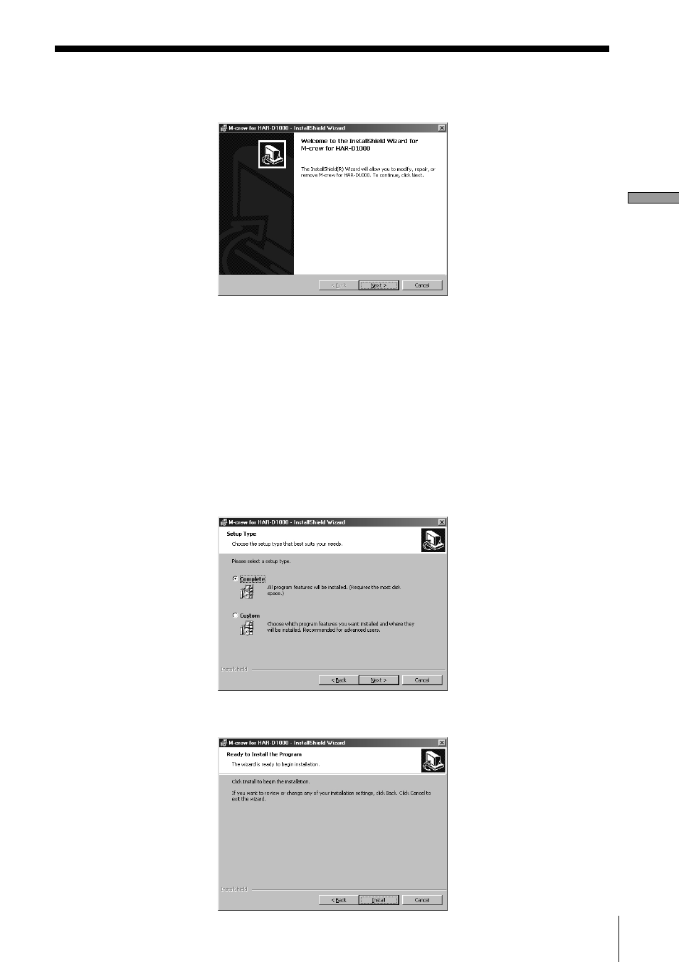 Sony HAR-D1000 User Manual | Page 7 / 20