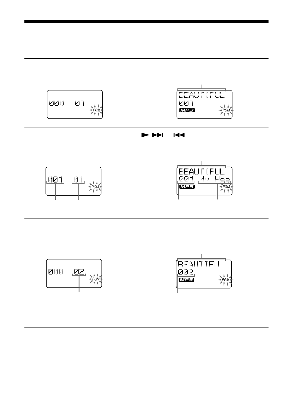 Playing tracks in your favorite order (pgm play), Playing tracks in your favorite order, Pgm play) | Sony D-CS901 User Manual | Page 14 / 32