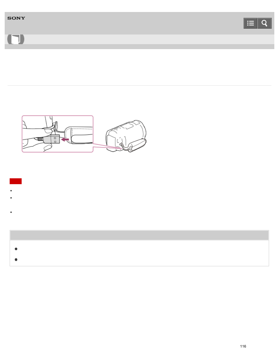 Help guide | Sony HDR-PJ810 User Manual | Page 116 / 416