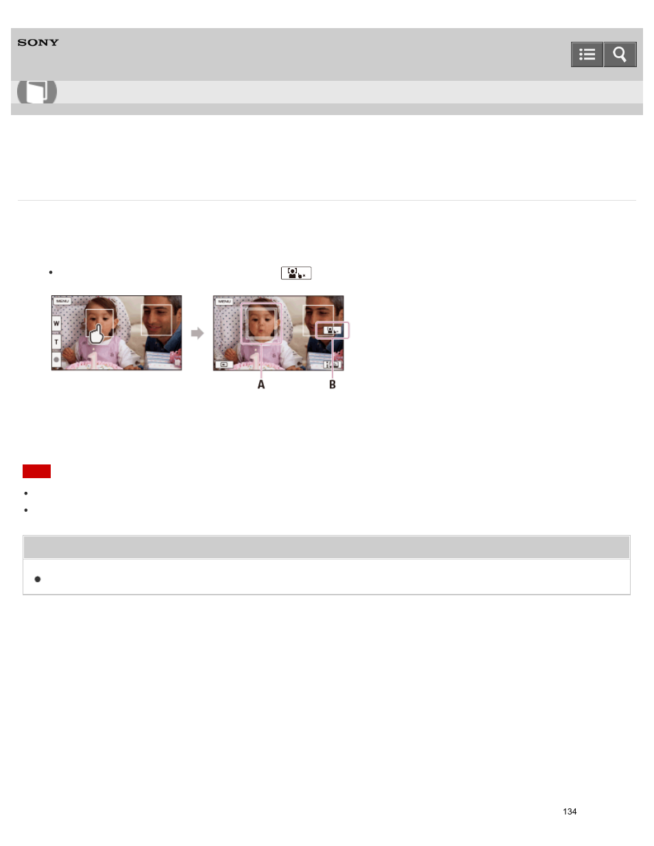 Help guide | Sony HDR-PJ810 User Manual | Page 134 / 416