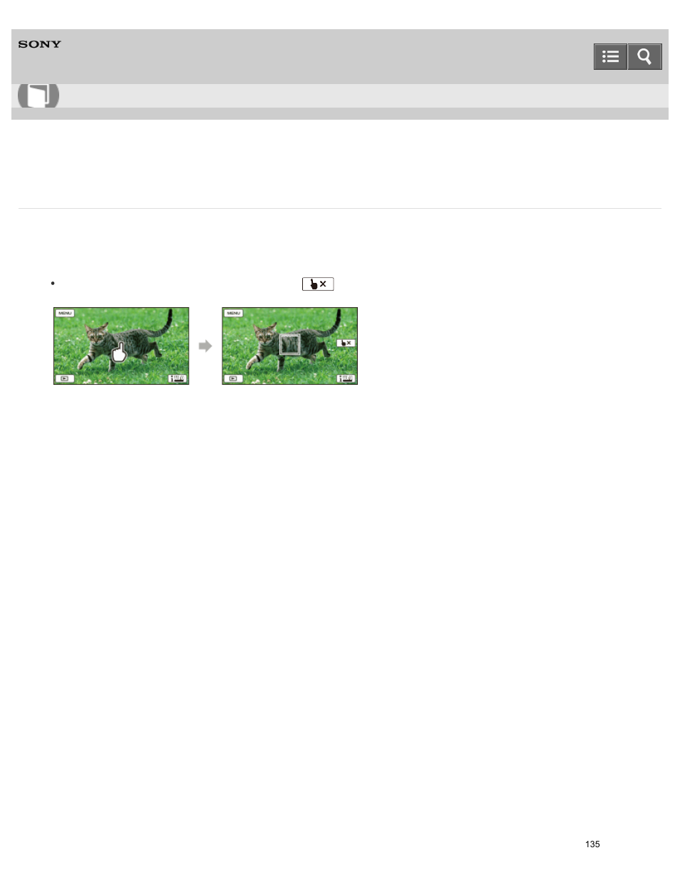 Help guide | Sony HDR-PJ810 User Manual | Page 135 / 416