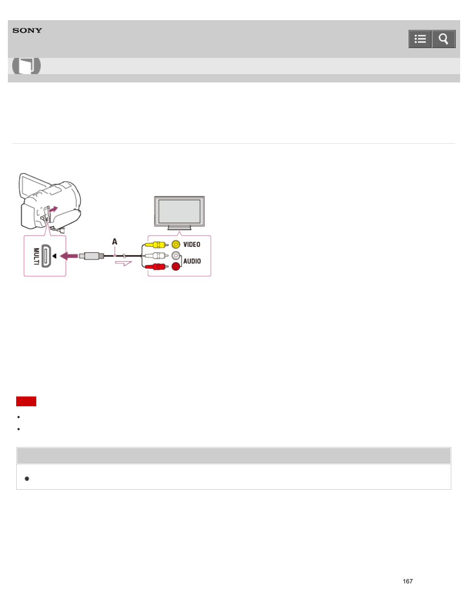 Help guide | Sony HDR-PJ810 User Manual | Page 167 / 416