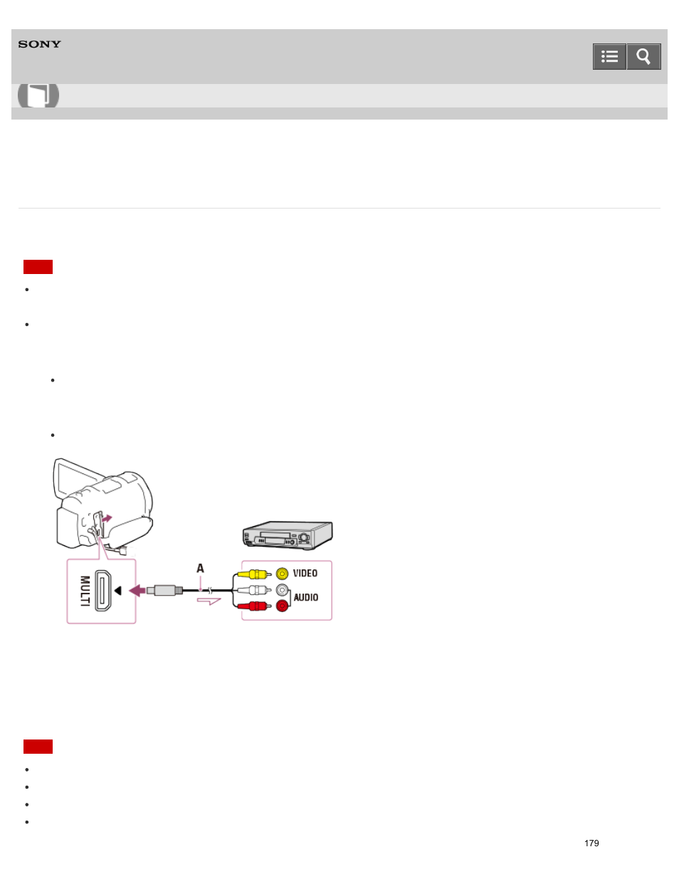 Creating a disc with a recorder, Help guide | Sony HDR-PJ810 User Manual | Page 179 / 416