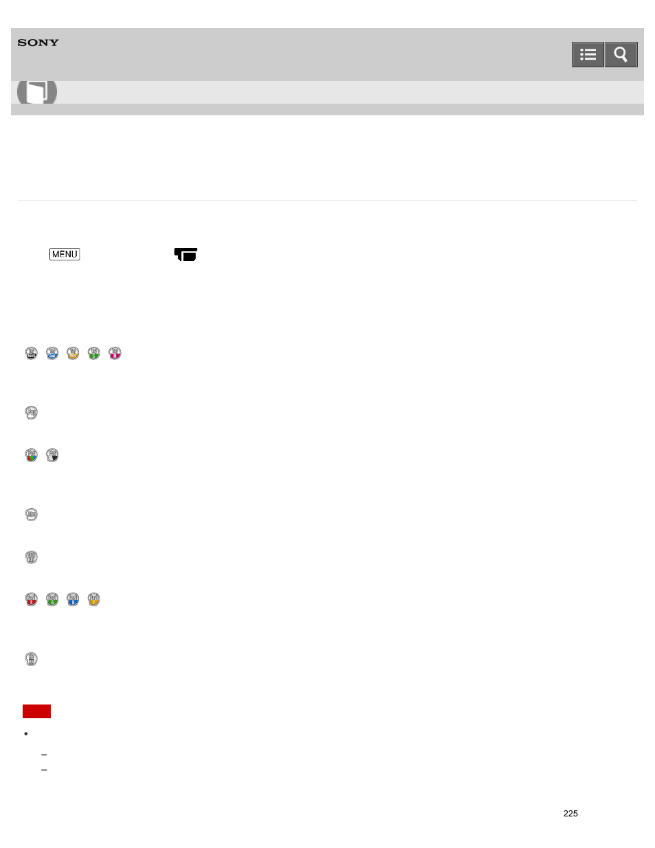 Picture effect, Help guide | Sony HDR-PJ810 User Manual | Page 225 / 416