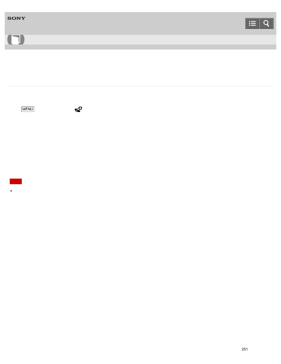 Display setting, Help guide | Sony HDR-PJ810 User Manual | Page 251 / 416