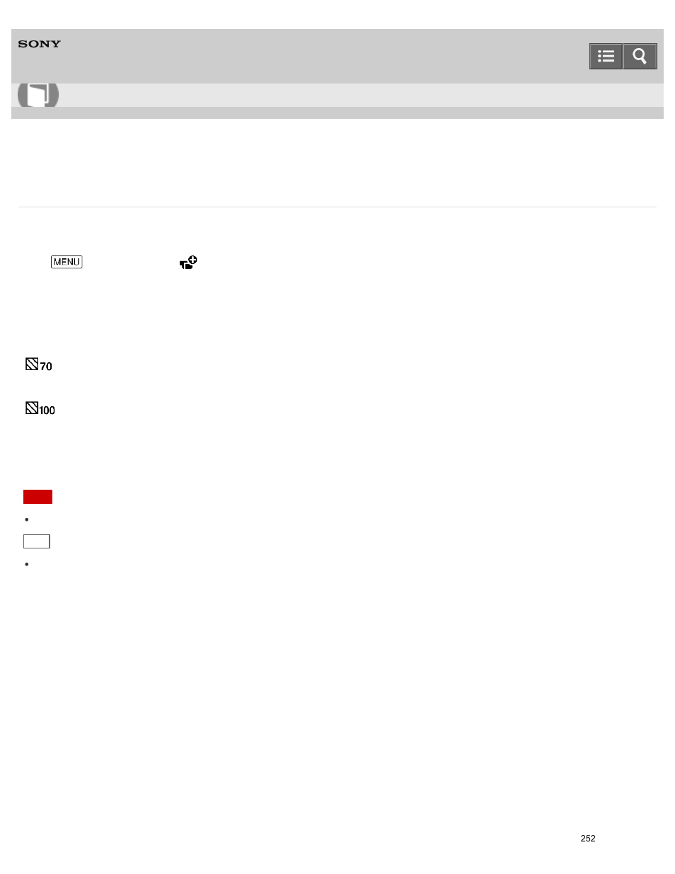 Zebra, Help guide | Sony HDR-PJ810 User Manual | Page 252 / 416