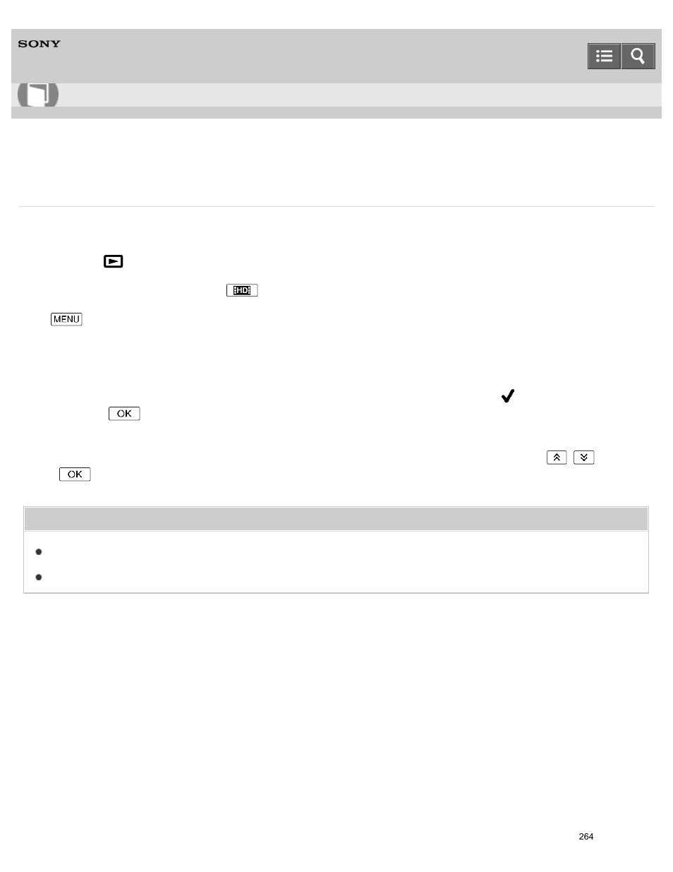 Delete, You can delete unnecessary images, Help guide | Sony HDR-PJ810 User Manual | Page 264 / 416