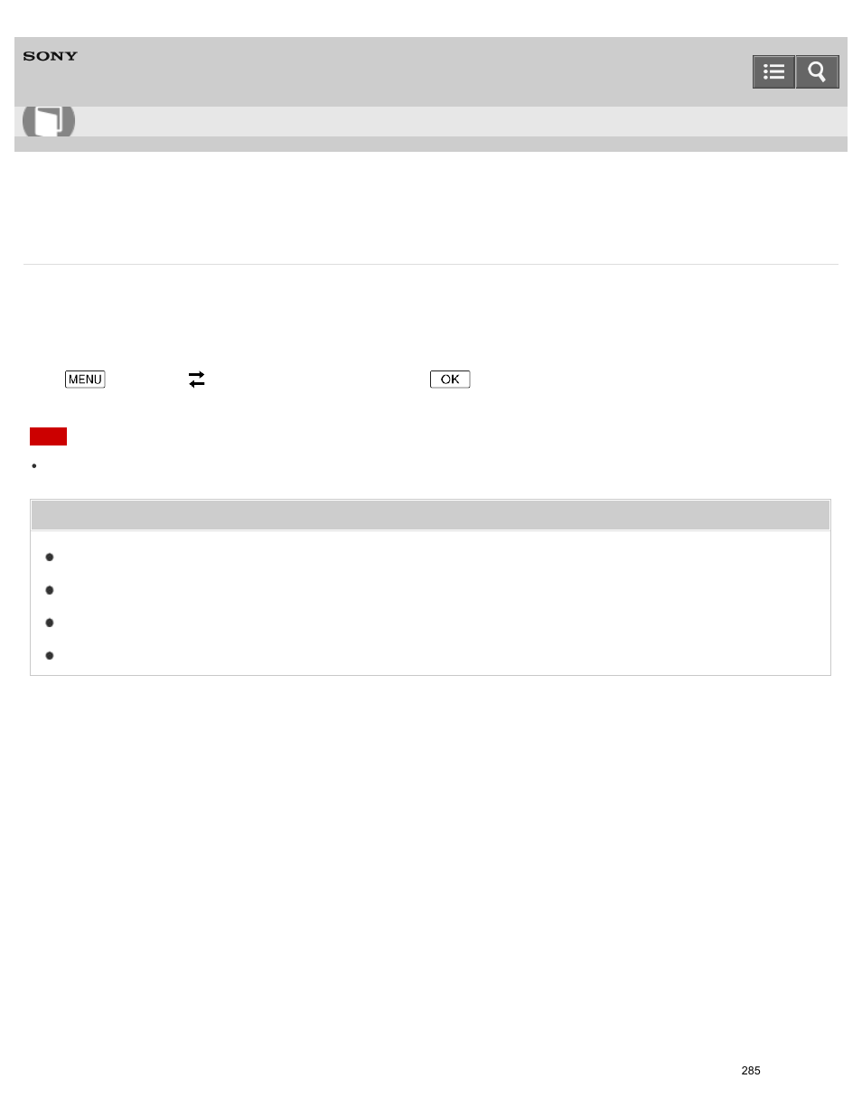 Ssid/pw reset, Help guide | Sony HDR-PJ810 User Manual | Page 285 / 416