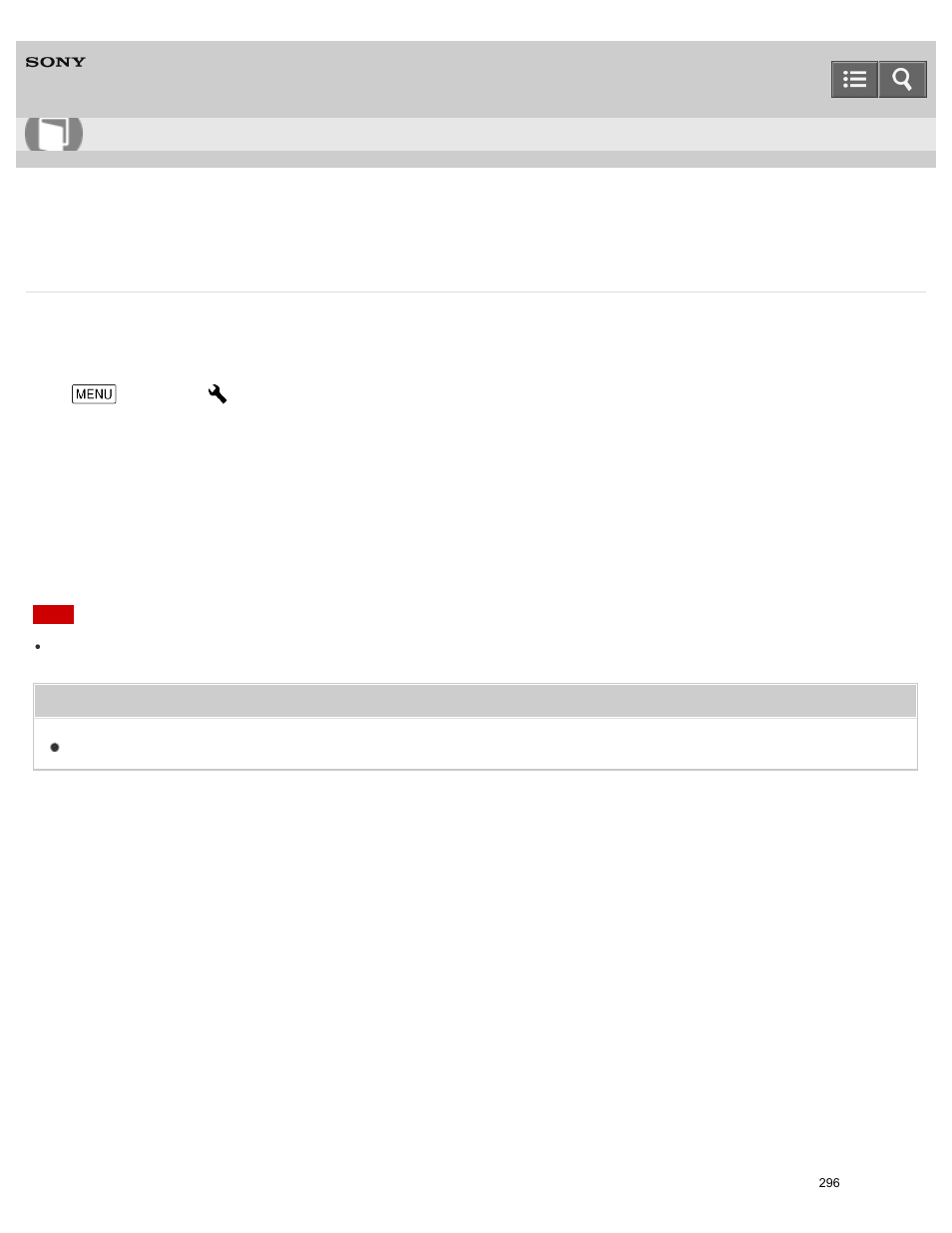 Auto keystone adj, Help guide | Sony HDR-PJ810 User Manual | Page 296 / 416