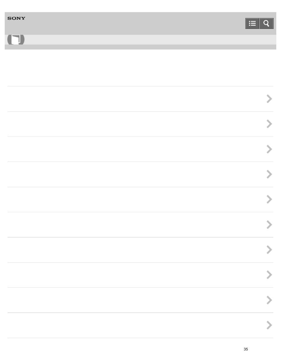 Useful functions for recording, Help guide | Sony HDR-PJ810 User Manual | Page 35 / 416