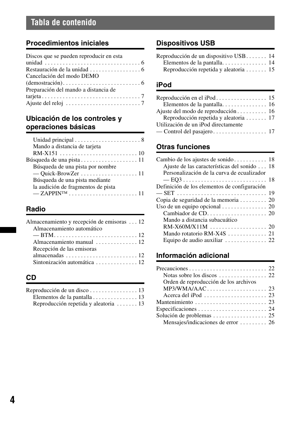 Sony CDX-H910UI User Manual | Page 54 / 132
