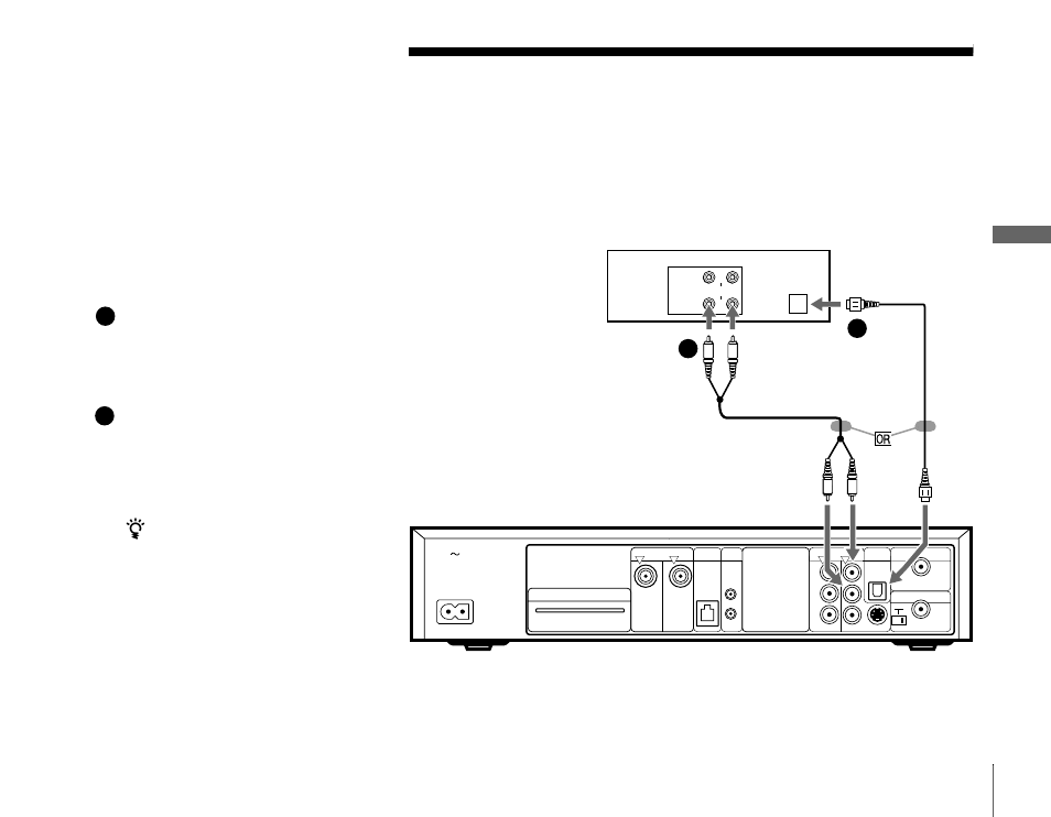 Step 5: adding an audio system, Advanced connection), If you have a stereo or dolby | Pro logic | Sony SAT-T60 User Manual | Page 23 / 44