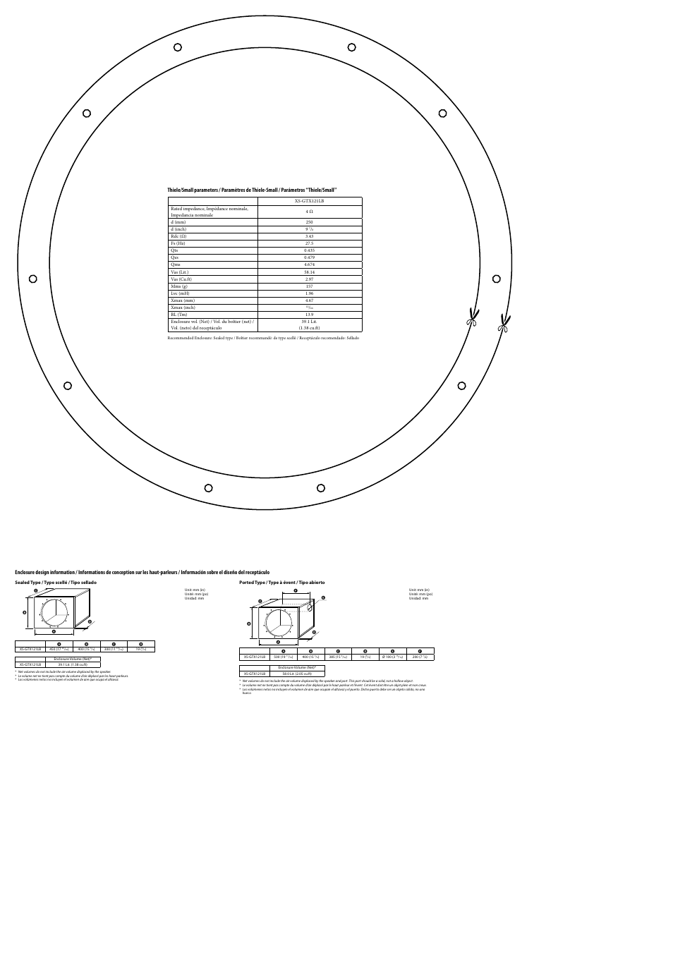 Sony XS-GTX121LB User Manual | Page 2 / 2