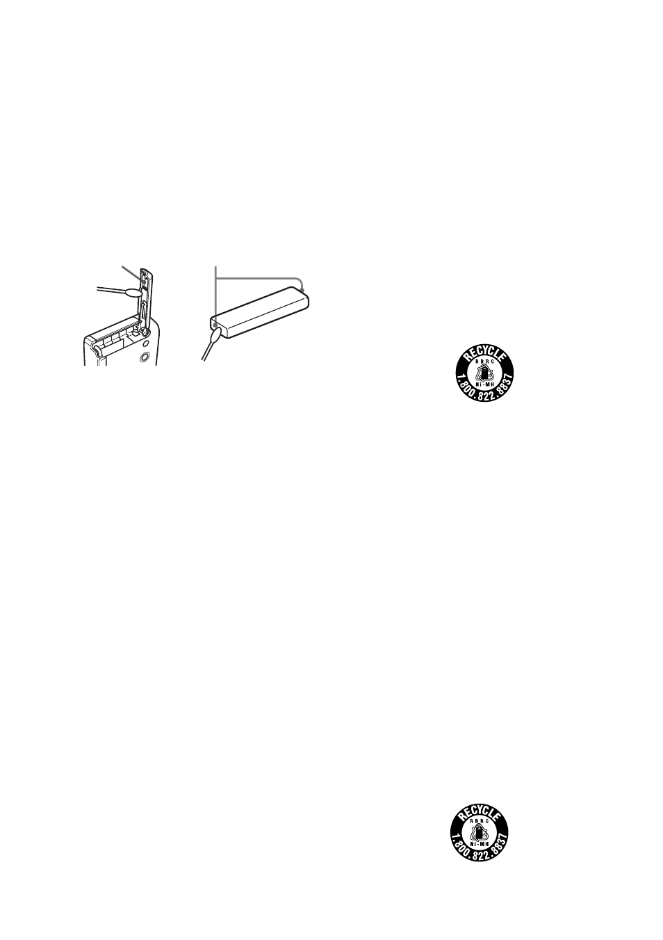 Notes on the rechargeable battery | Sony NW-MS11 User Manual | Page 24 / 36