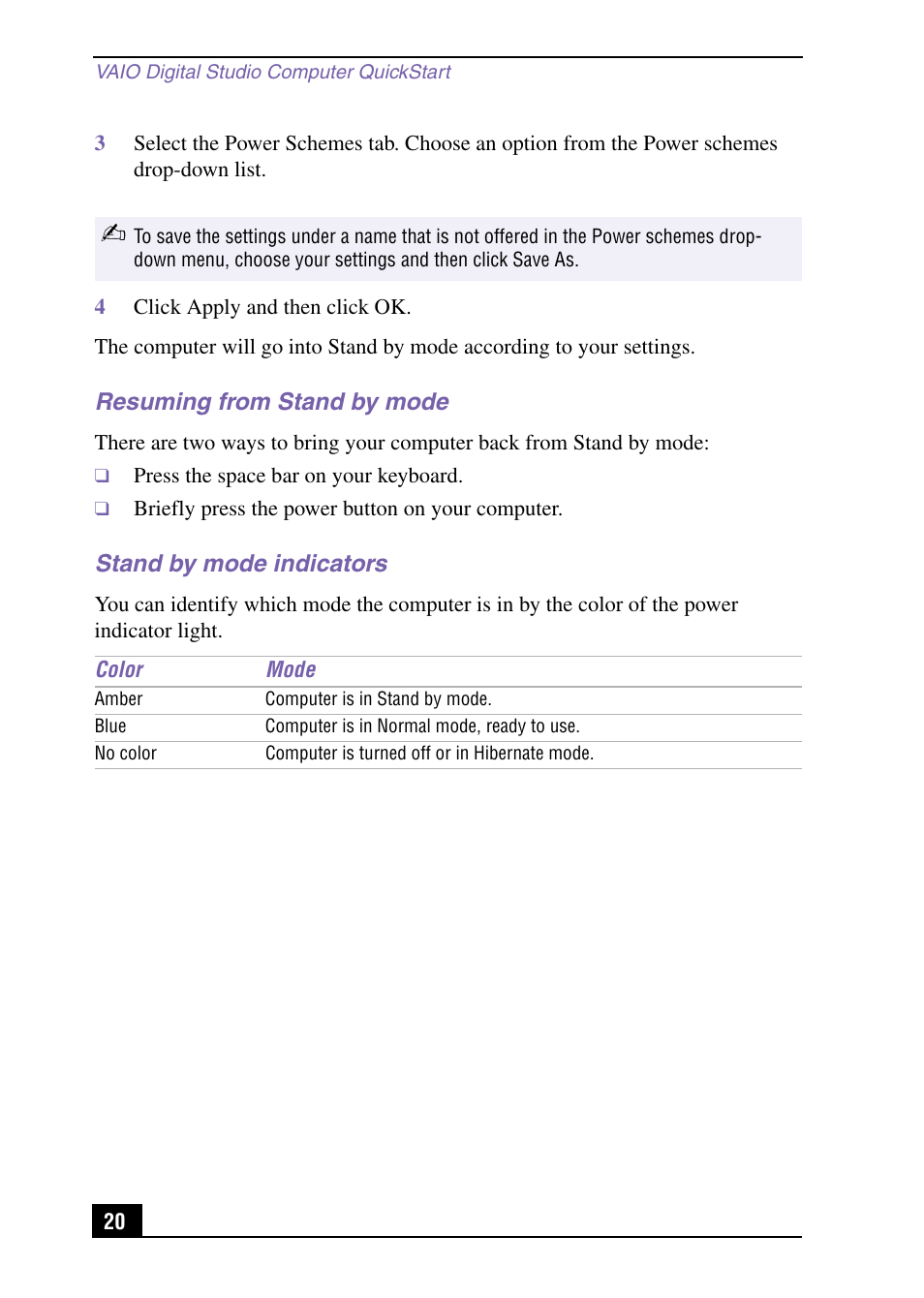 Sony PCV-RX540 User Manual | Page 20 / 56