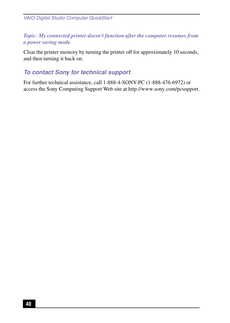 Sony PCV-RX540 User Manual | Page 40 / 56