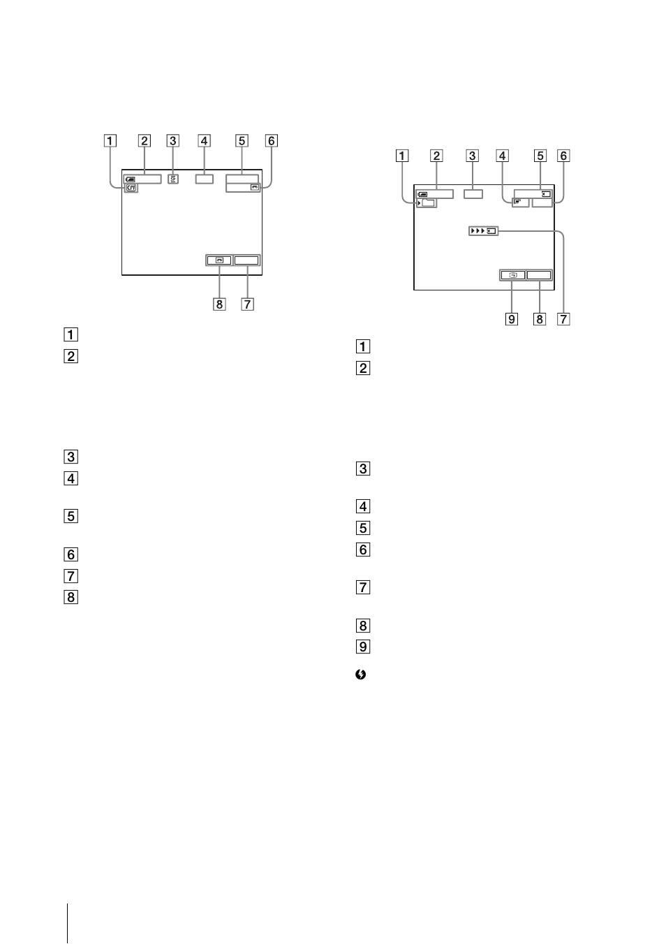 28 indicators displayed during recording on a tape | Sony DCR-PC109 User Manual | Page 28 / 152