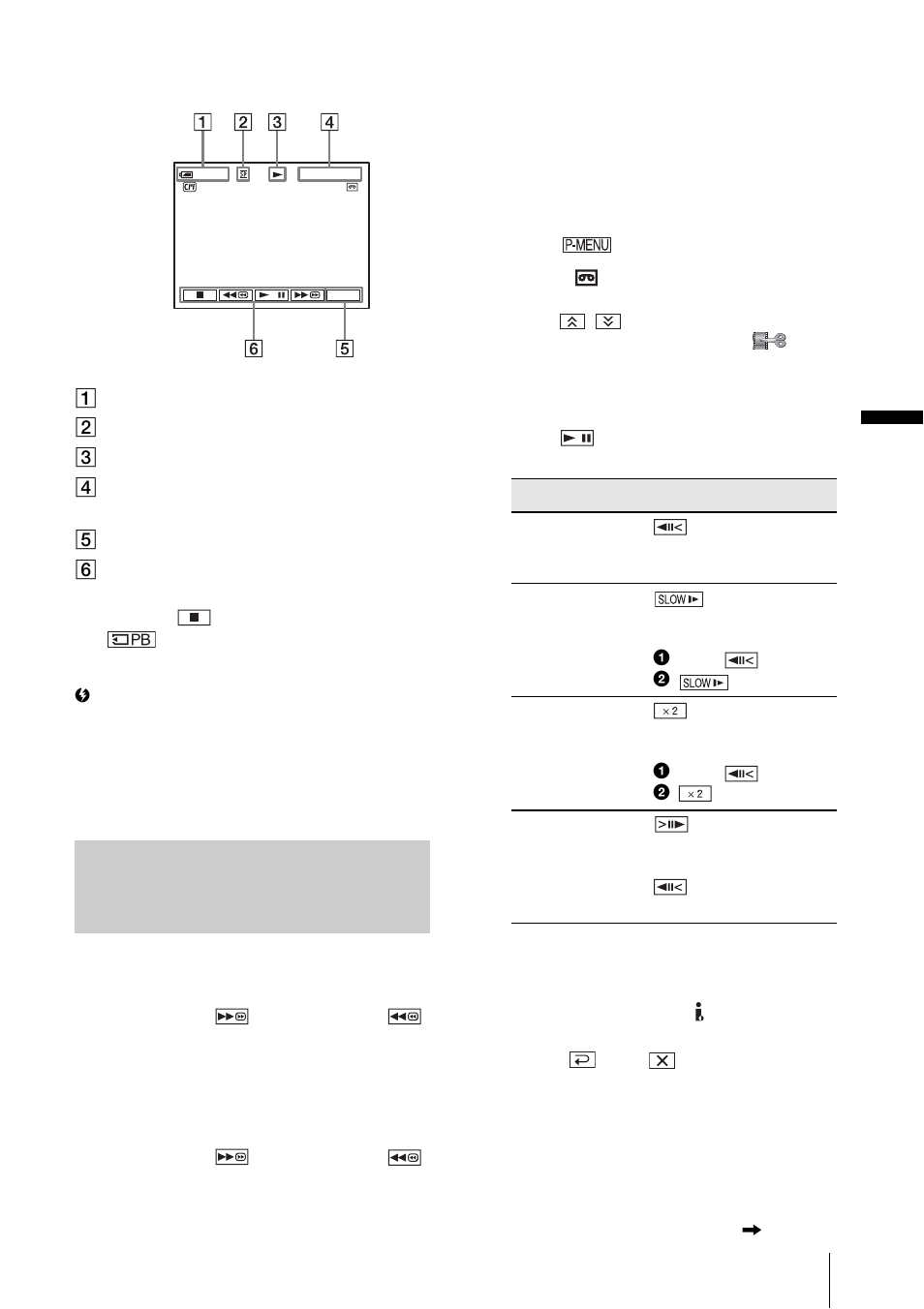 Playing back in various modes, Pla yba ck, 51 indicators displayed during tape playback | Sony DCR-PC109 User Manual | Page 51 / 152