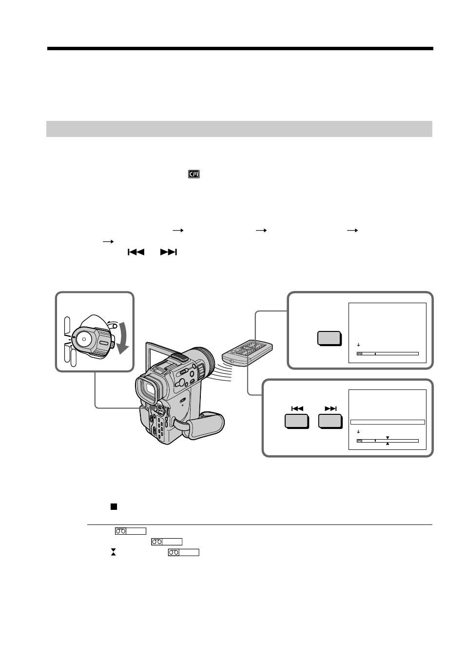 Searching for a photo ﾐ photo search/ photo scan, Searching for a photo – photo search/ photo scan | Sony DCR-PC100 User Manual | Page 52 / 140