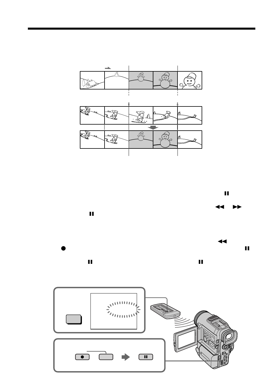 Inserting a scene from a vcr ﾐ insert editing, Inserting a scene from a vcr – insert editing | Sony DCR-PC100 User Manual | Page 62 / 140
